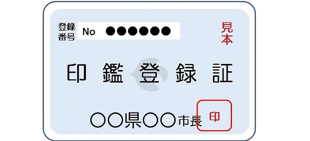 印鑑カードについて