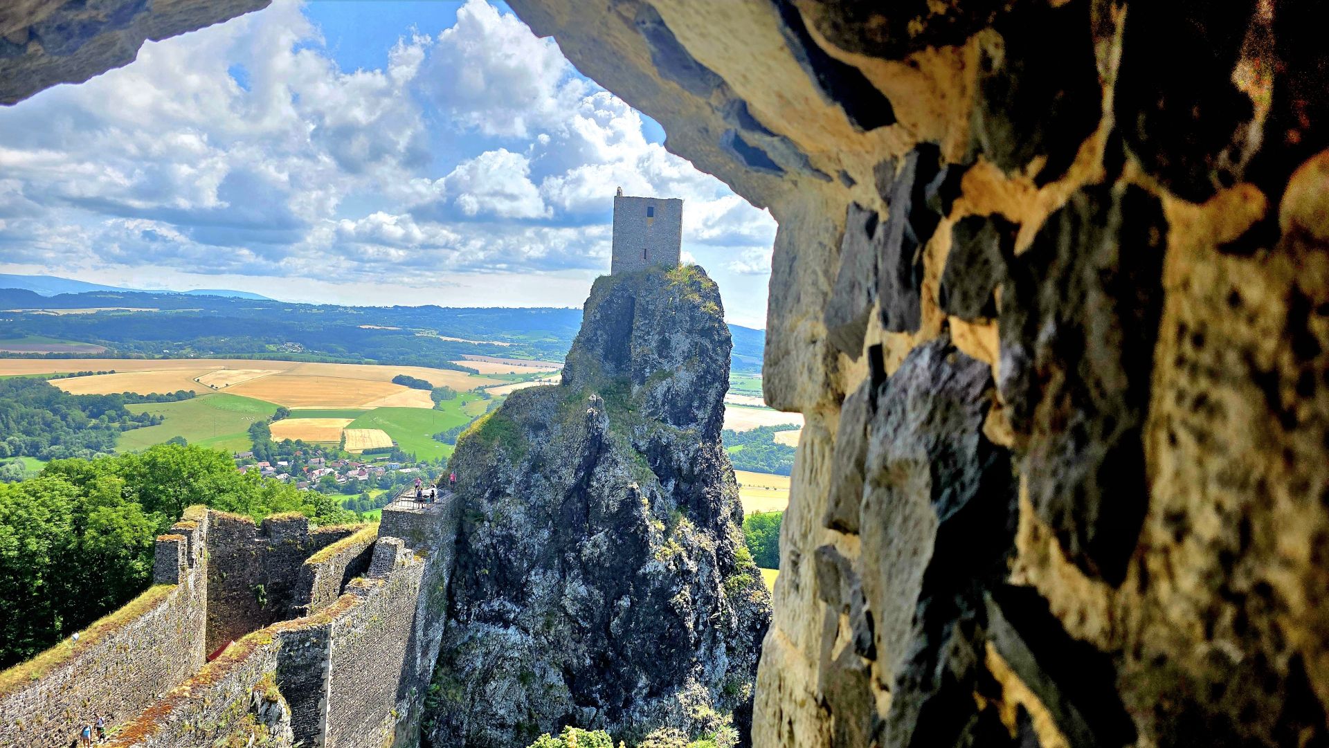 Auf der Burg Trosky