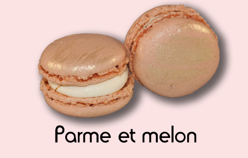 Macaron parme et melon