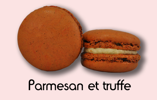 Macaron parmesan et truffe