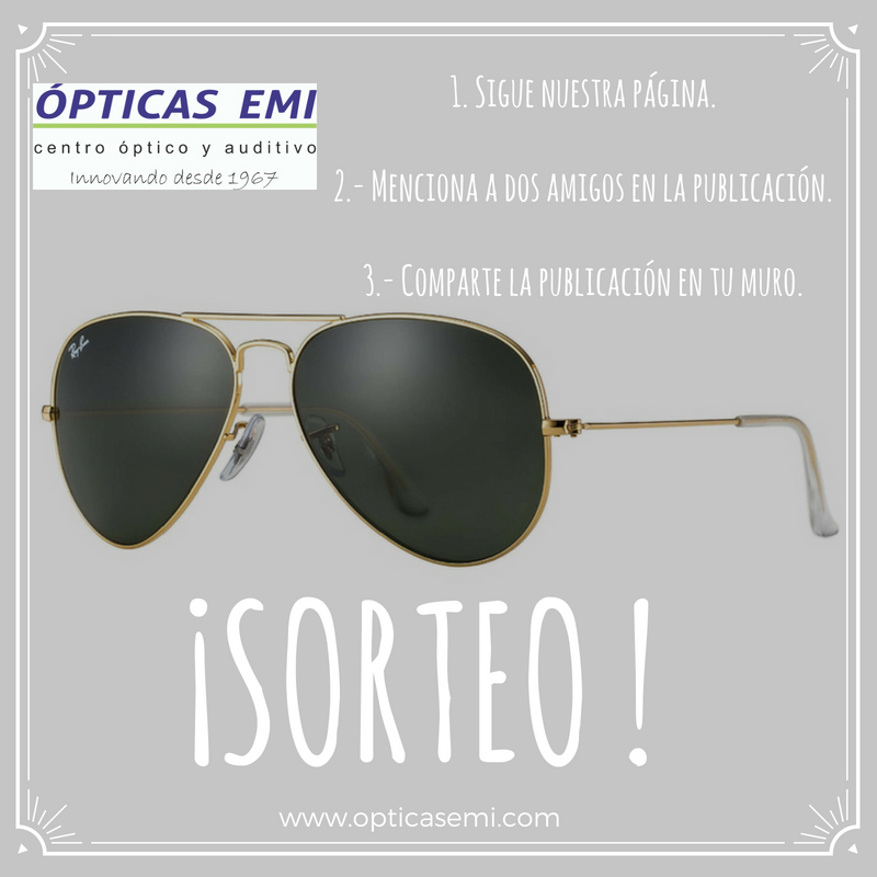 sorteo de gafas de sol Ray Ban