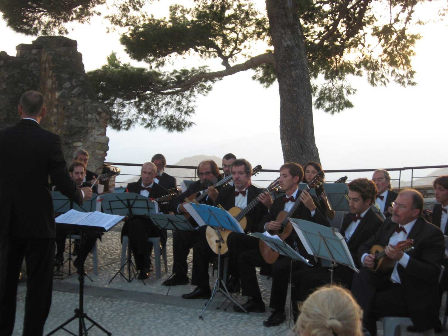 Taormina (CastelMola ) 16/9/2014 - 3° Festival Intern.ale Orchestre a plettro - (dir. Giorgio Matteoli)
