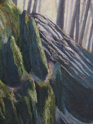 Still Collapse- Pastel Painting, 15"x21" , 2012: $650.