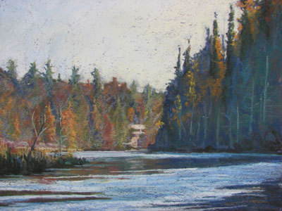 Southward -  Pastel Painting, 14x18"  2011:  $450.