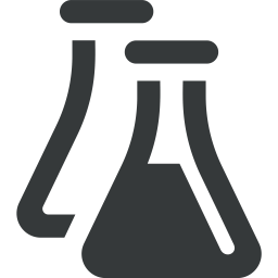 icone représentant deux fioles de chimie
