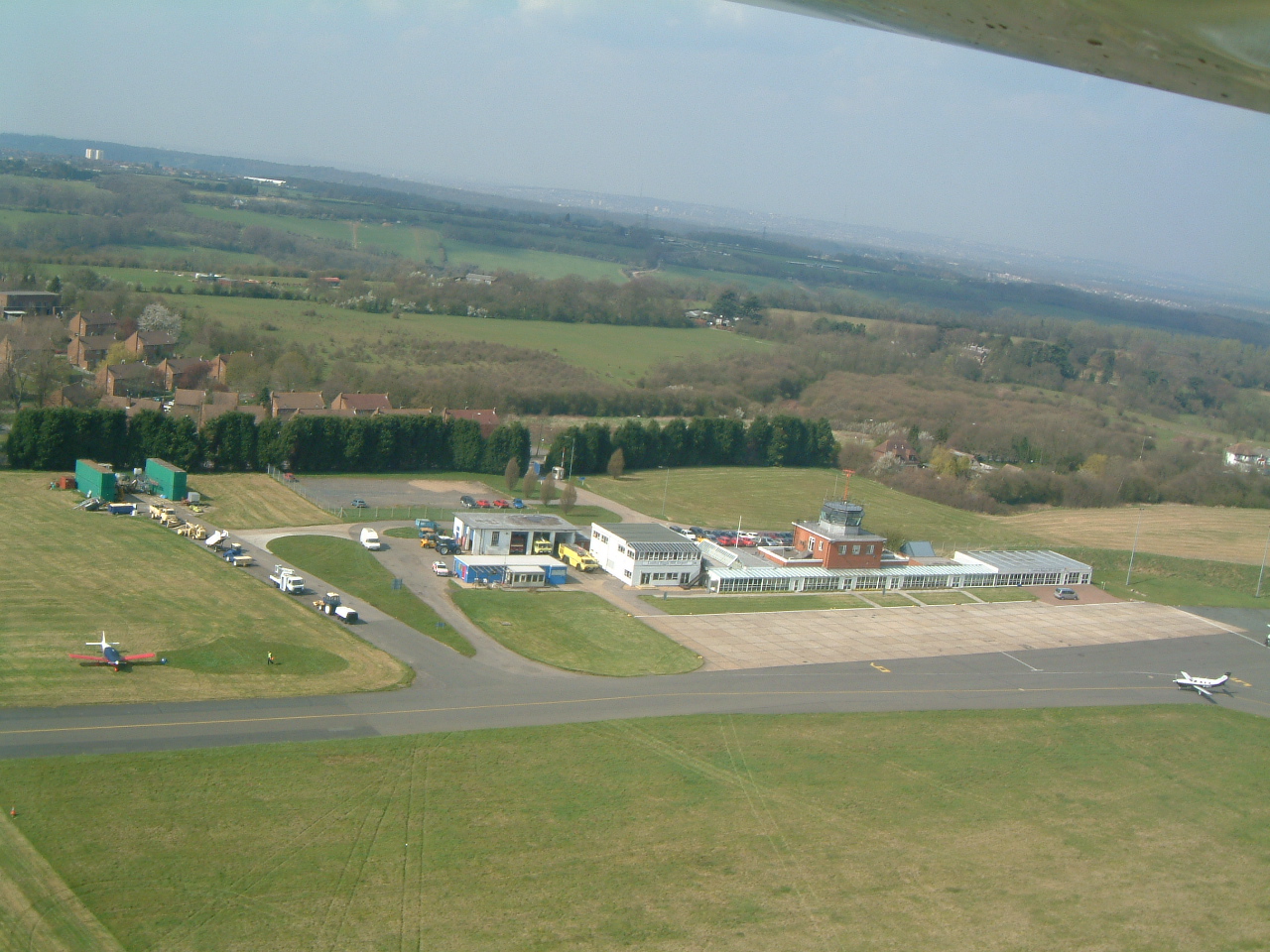 Biggin Hill vu de haut