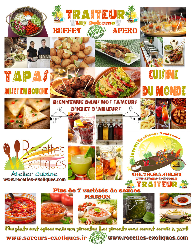 Restaurant Traiteur Exotique Specialites Afro Antillaises Cuisine Du Monde Traiteur Saveurs Exotiques