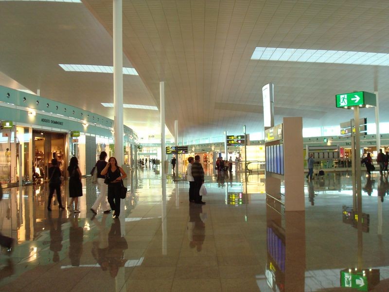 Interior T 1 Aeropuerto del Prat