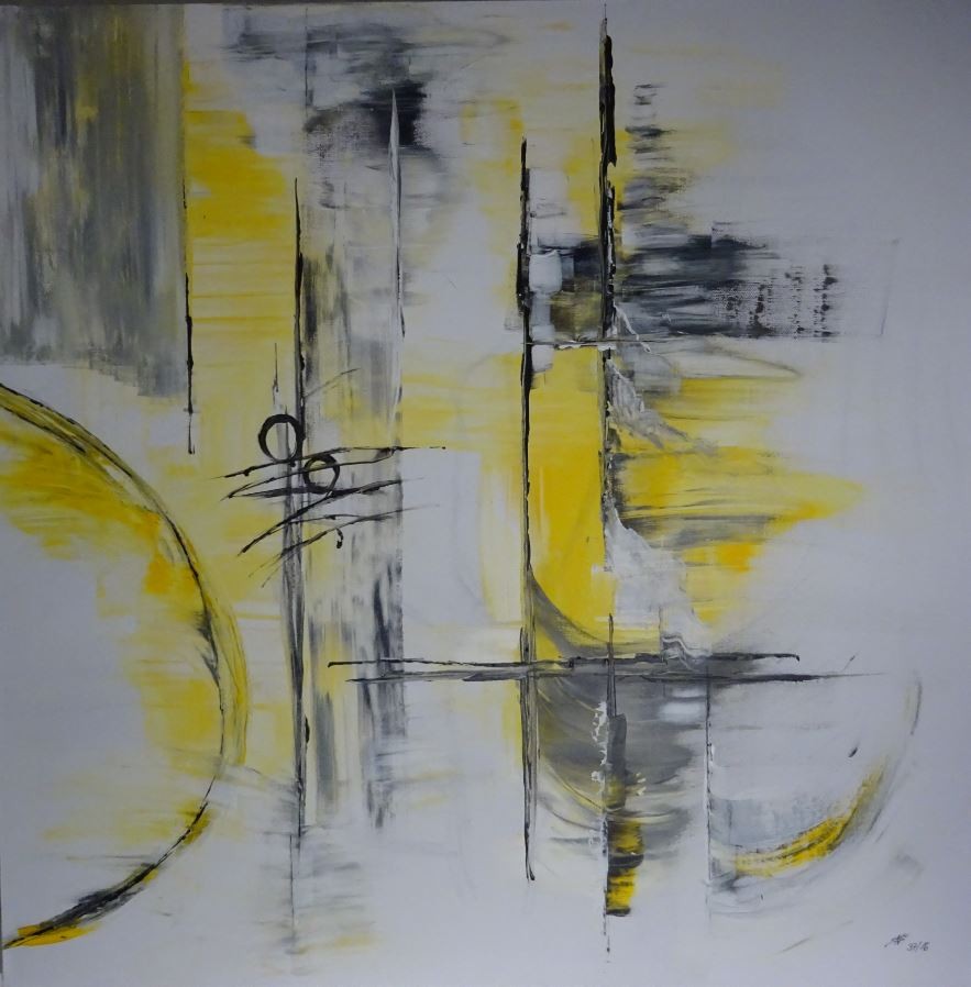 "Tris d'Arte 3", 100 x 100 cm