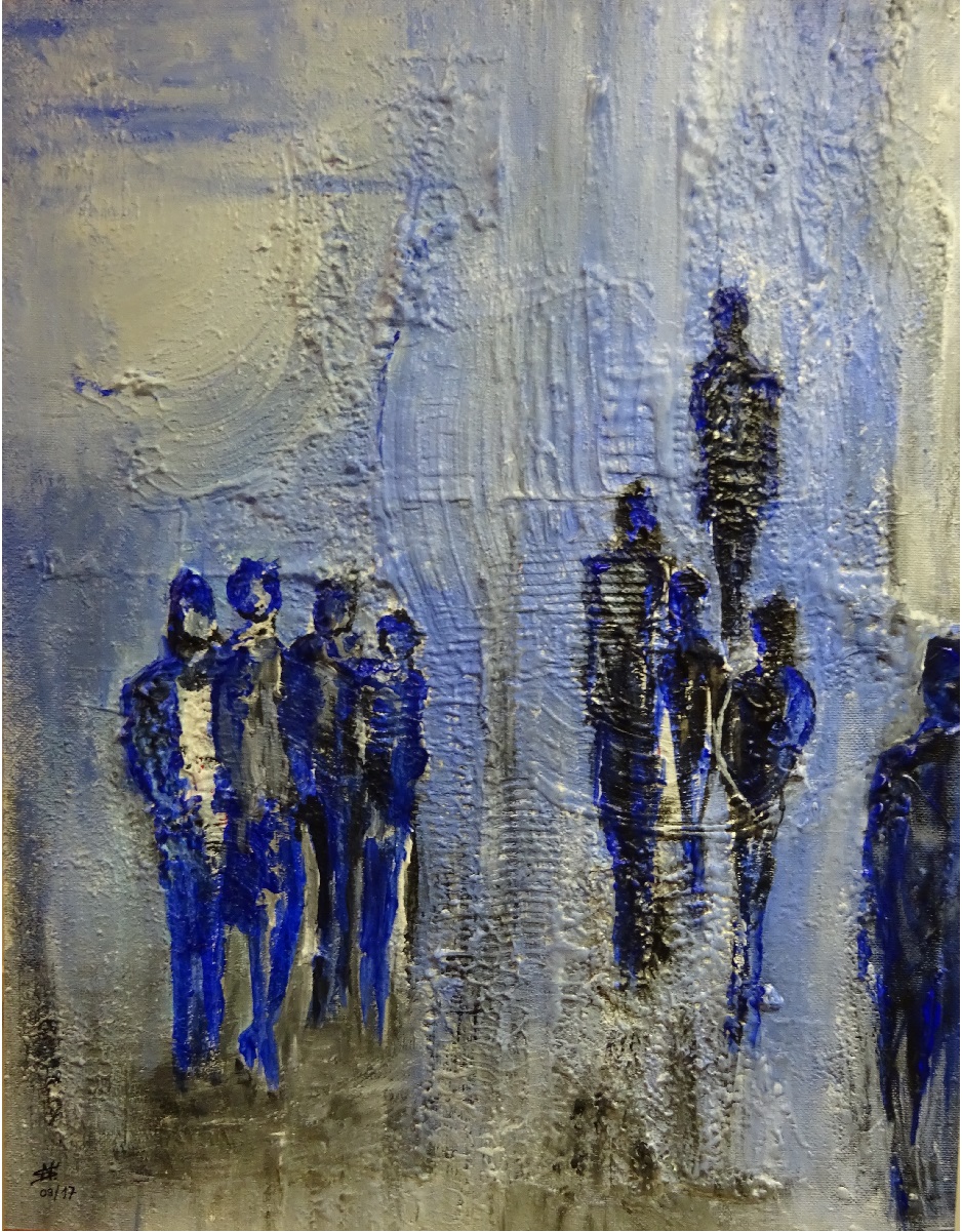 "speaker's corner", 70 x 50 cm