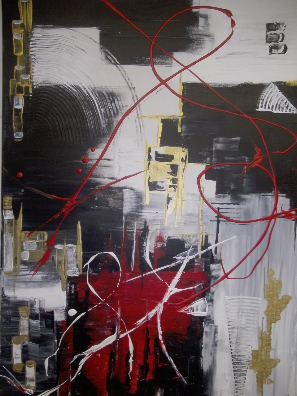 "Unterbrechung", 50 x 70 cm, verkauft