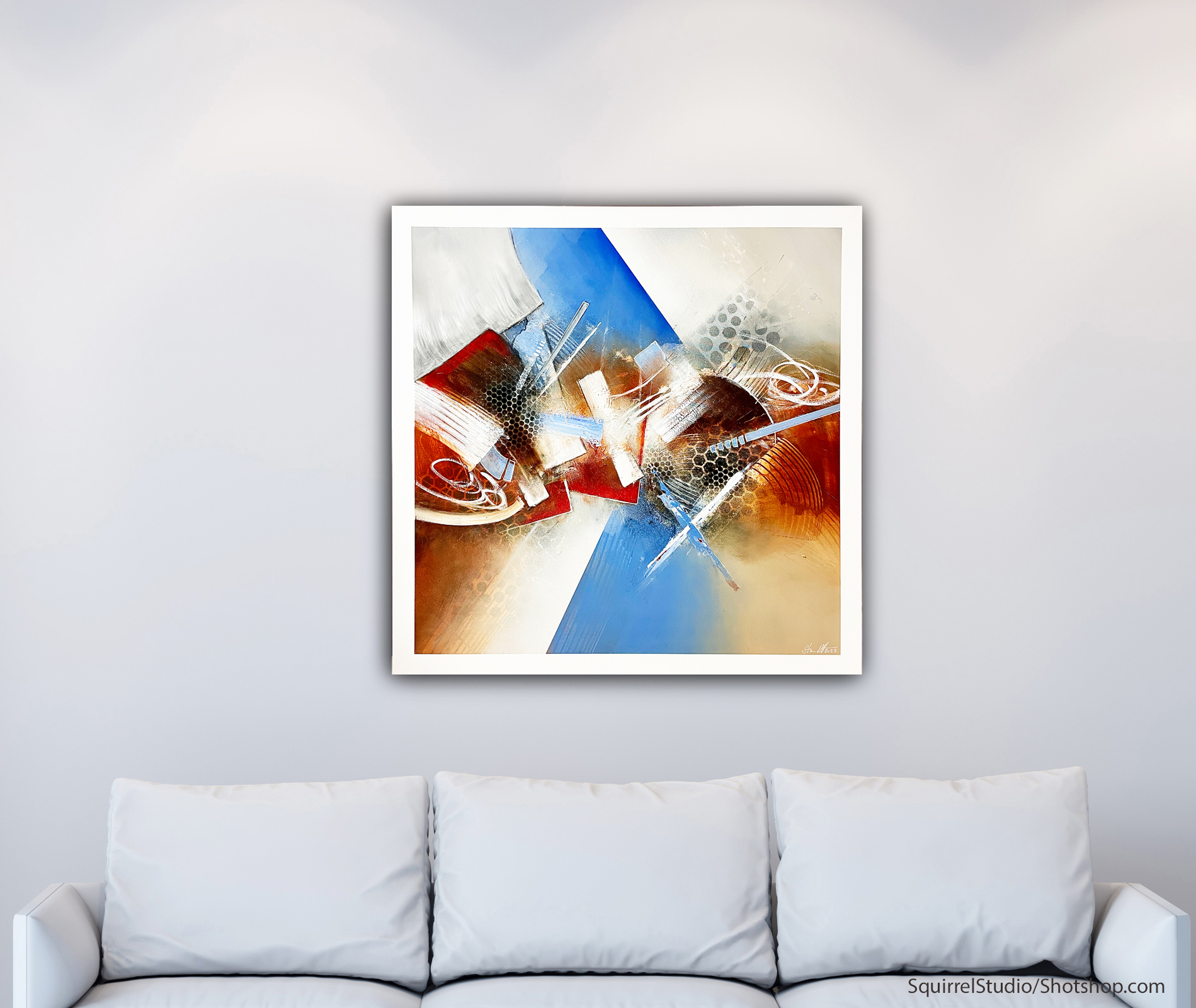 MOMENTS I  80 x 80 cm