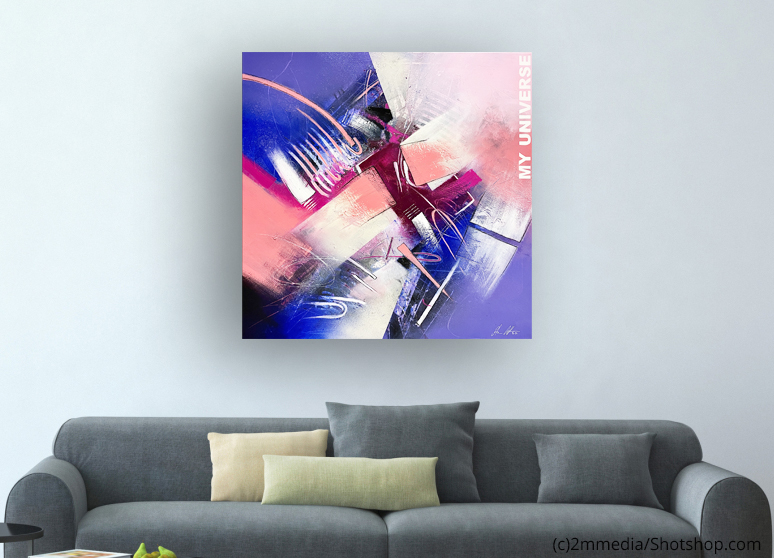 MY UNIVERSE I 90 x 90 cm