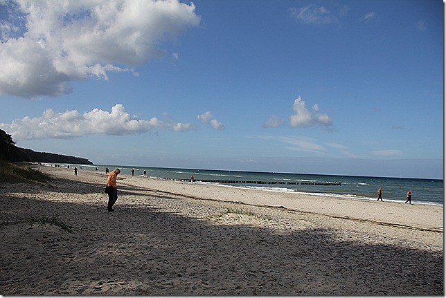 Ausflug zum Strand von Warnemünde