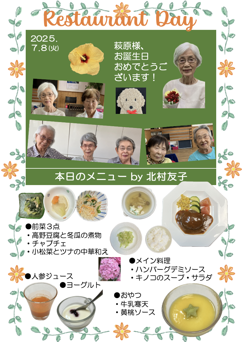 ２０２５年７月８日（火）