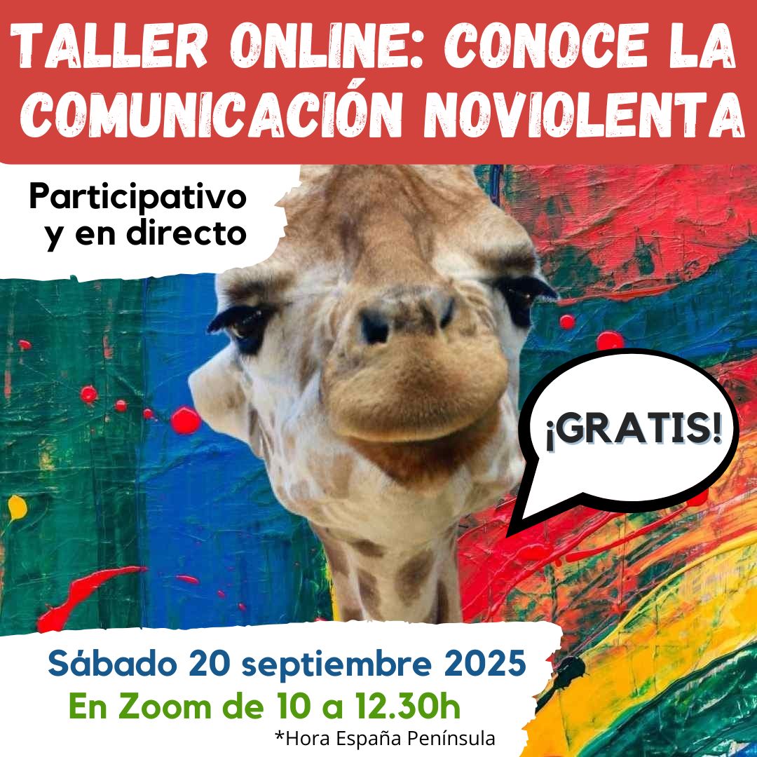 Taller de comunicación noviolenta online y gratuito