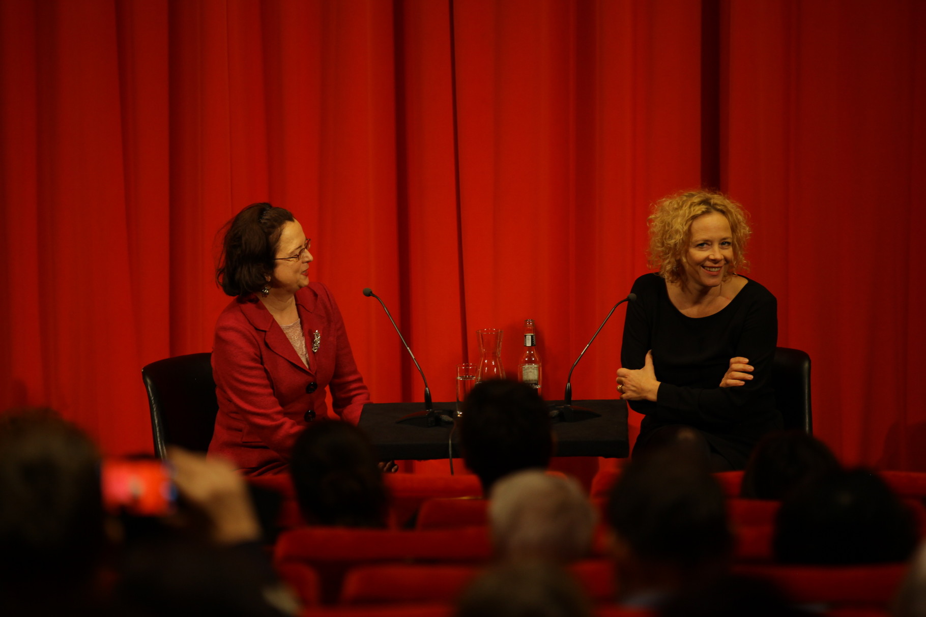 Mit Katja Riemann im Deutschen Filmmuseum (26.11.2015) Foto: DIF/Sophie Schüler