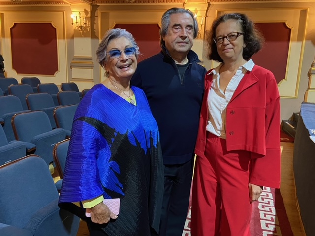 Mit Cristina und Riccardo Muti in Sarajevo 2023