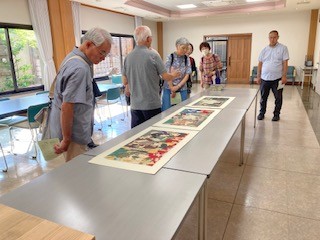 刃傷事件を伝承する錦絵(明治時代初期)