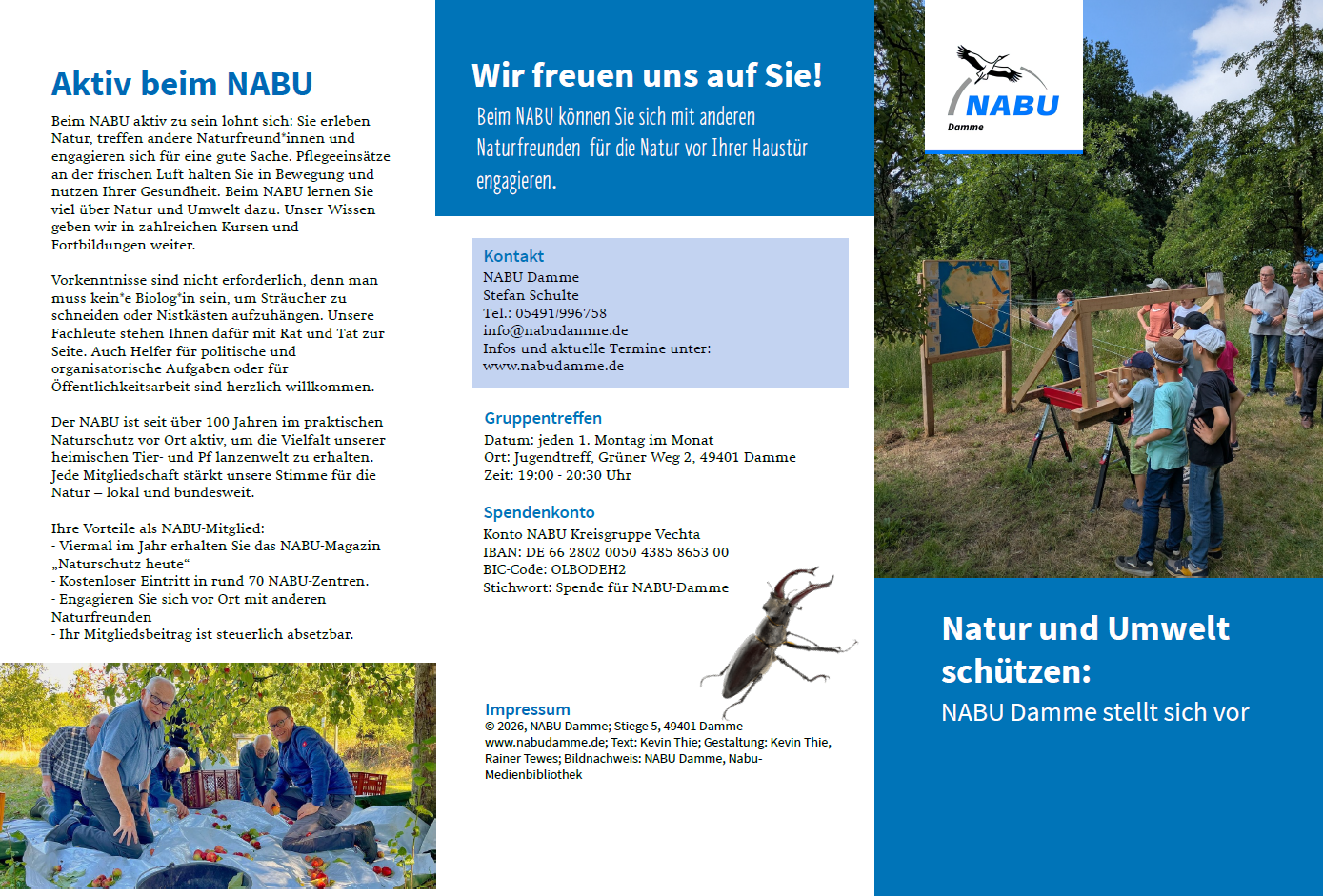 NABU Damme Flyer ist da!