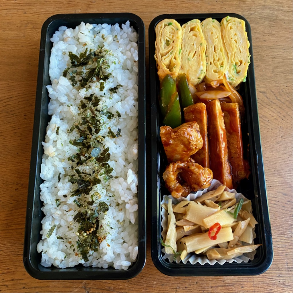 カンフー弁当 焼き酢豚弁当 Nima Hair Studio 美容室 ニマ 高知