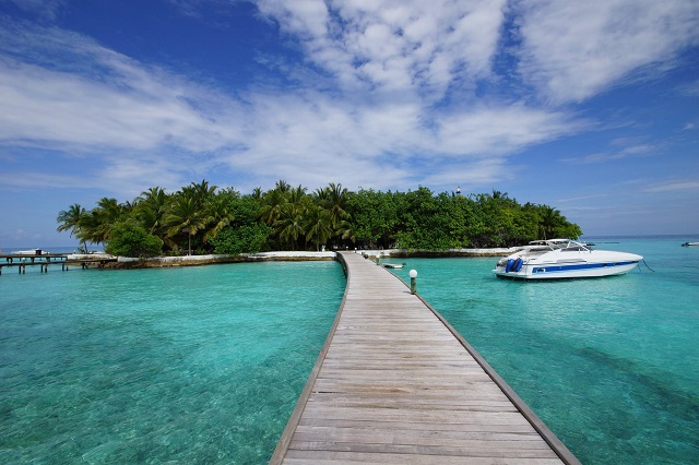 Malediven Thulagiri Insel