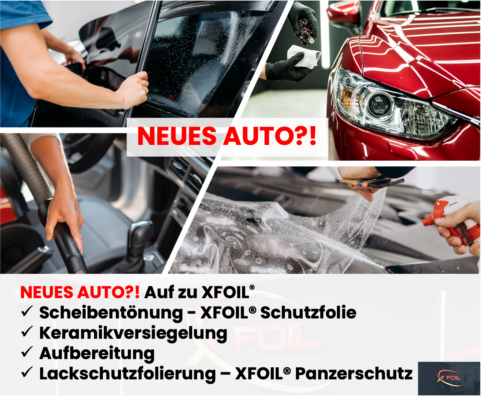 XFoil® - Scheibentönung, Folierung, Lackschutz, Aufbereitung - XFoil  Scheibentönung, Lackschutz, Aufbereitung in ganz Deutschland