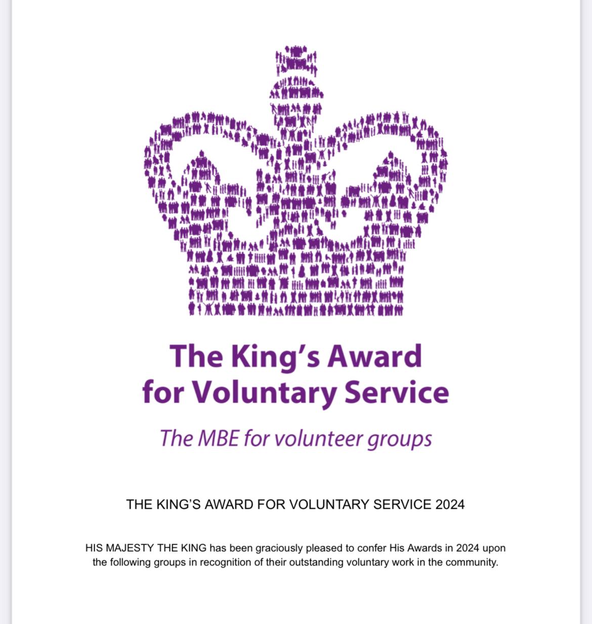 The King's Award for Voluntary Service