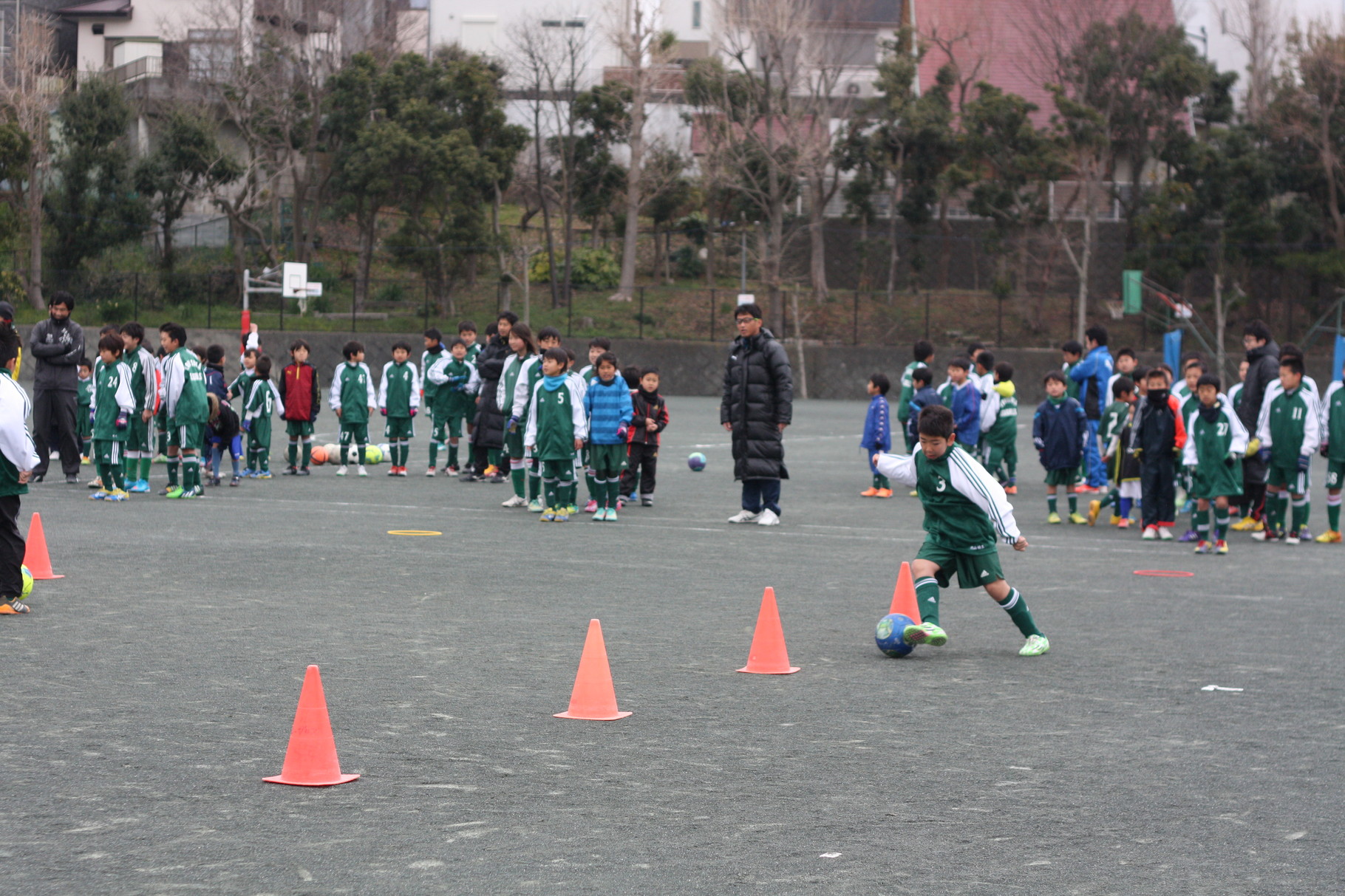 第38回 卒団式(6年生を送る会) ドリブルリレー