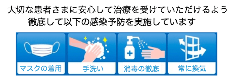 コロナウイルス対策を示すアイコン