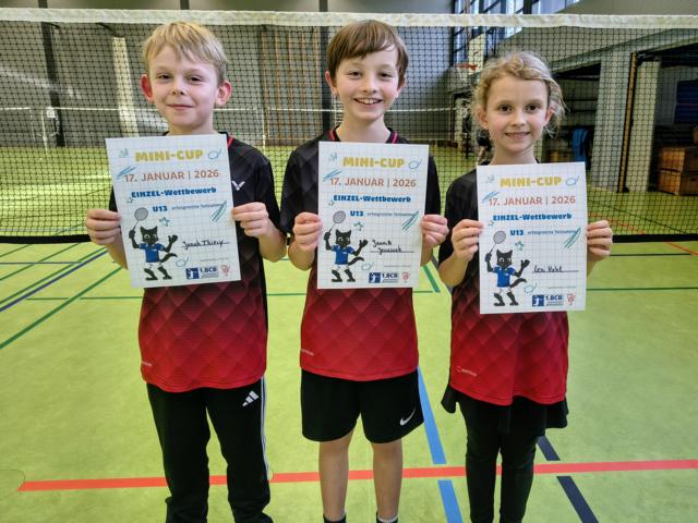 v.l.: Jonah Thiery, Jannik Jesussek, Leni Kahl