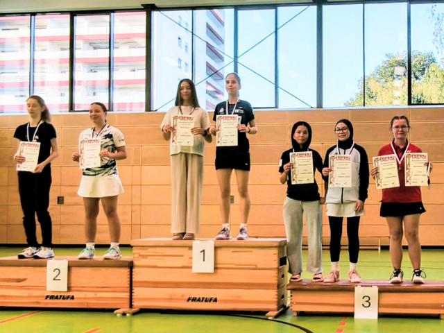 MD U15: Lea-Sophie Schneider(rechts)