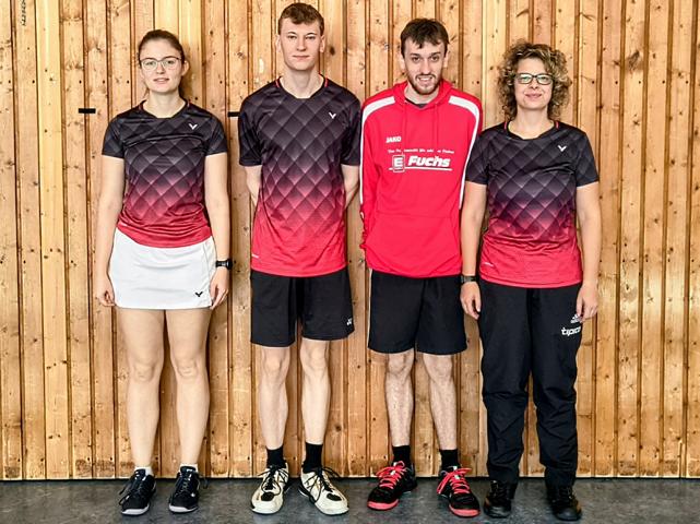 v.l.: Anna-Lena Huth, Leon Mathis, Robin Diwo, Maike Kohlmaier