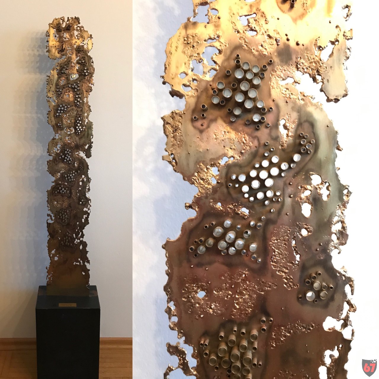 Brass favourite metal for my sculptures Virtual gallery Upcycling