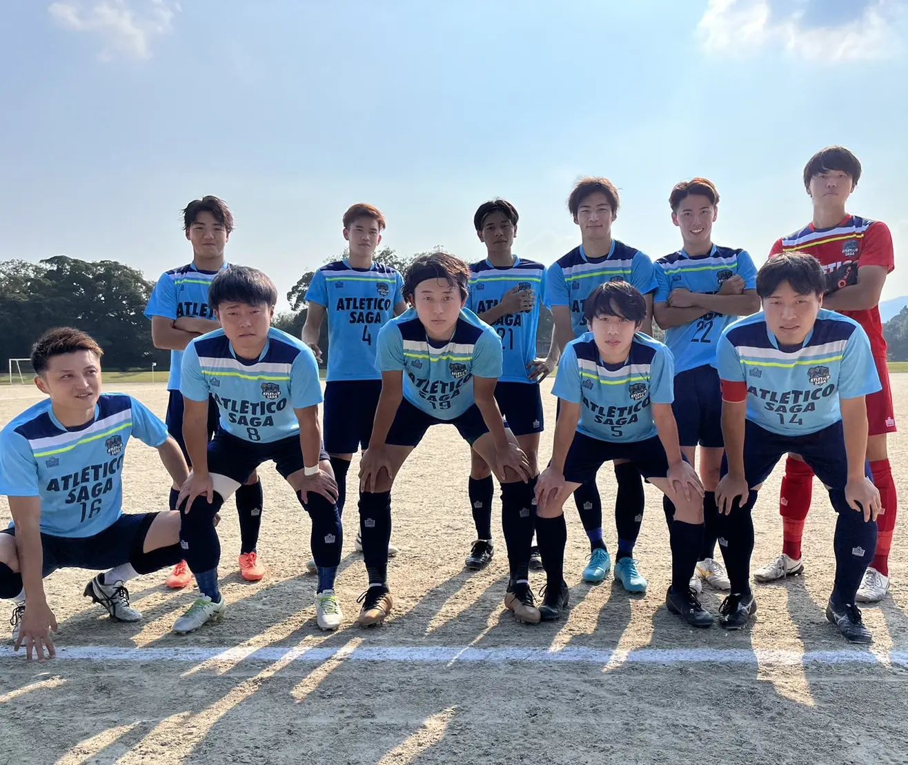 佐賀県社会人リーグ県２部　vs唐津蹴球クラブに２ー２で引き分けました。