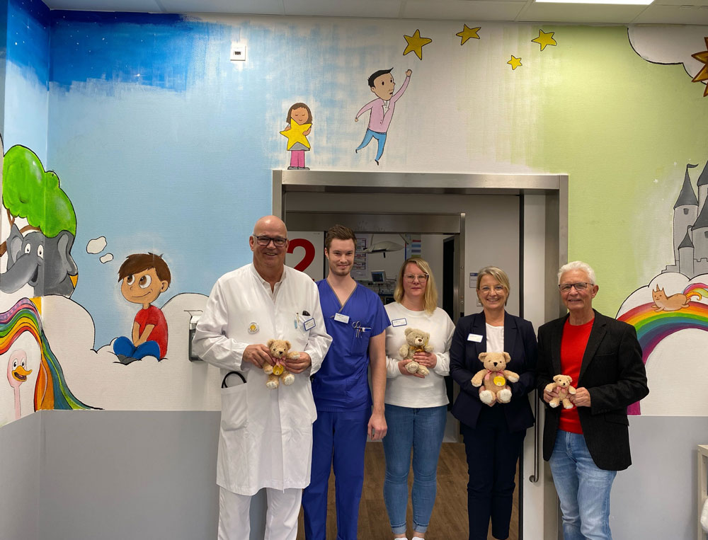 Trösterbären für die Zentrale Notaufnahme des Klinikums Darmstadt