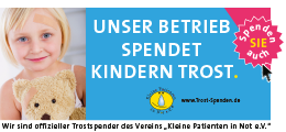 Spenden auch Sie Kindern Trost - Kleine Patienten in Not e.V.