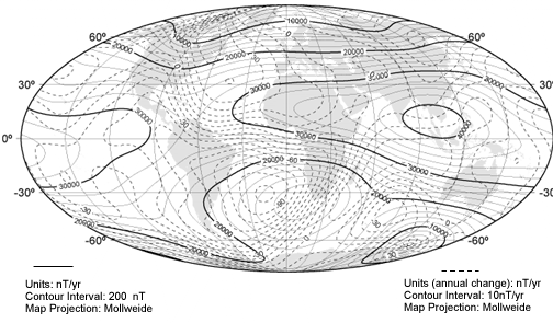 Figura 5.8 bis - Intensità magnetica orizzontale