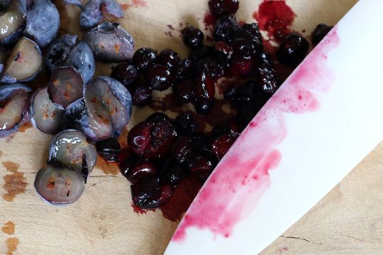 Wildheidelbeeren färben