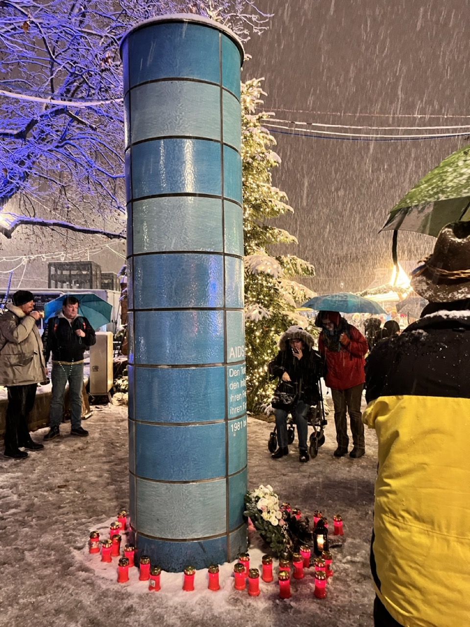 1.12.2023: Commemorative action by the Munich Positives
