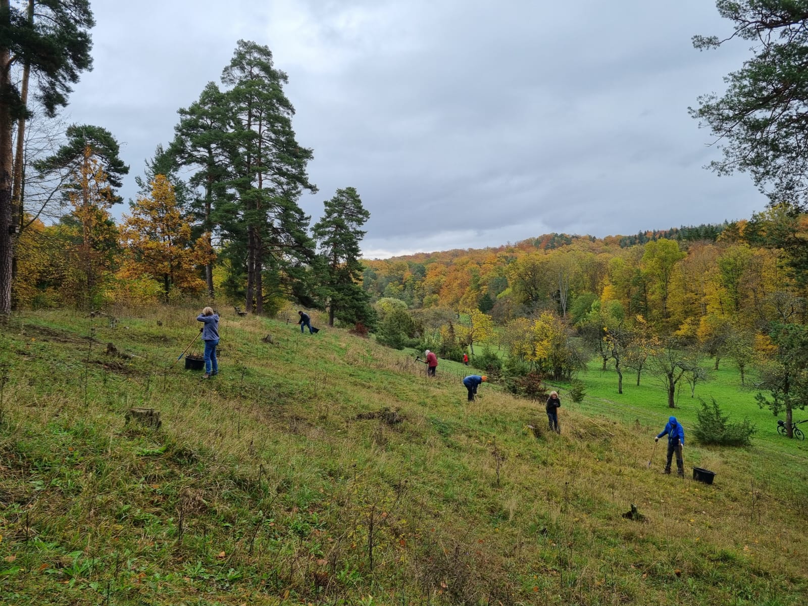 Viele fleißige Helferinnen und Helfer! Copyright: Yannick Mauch.