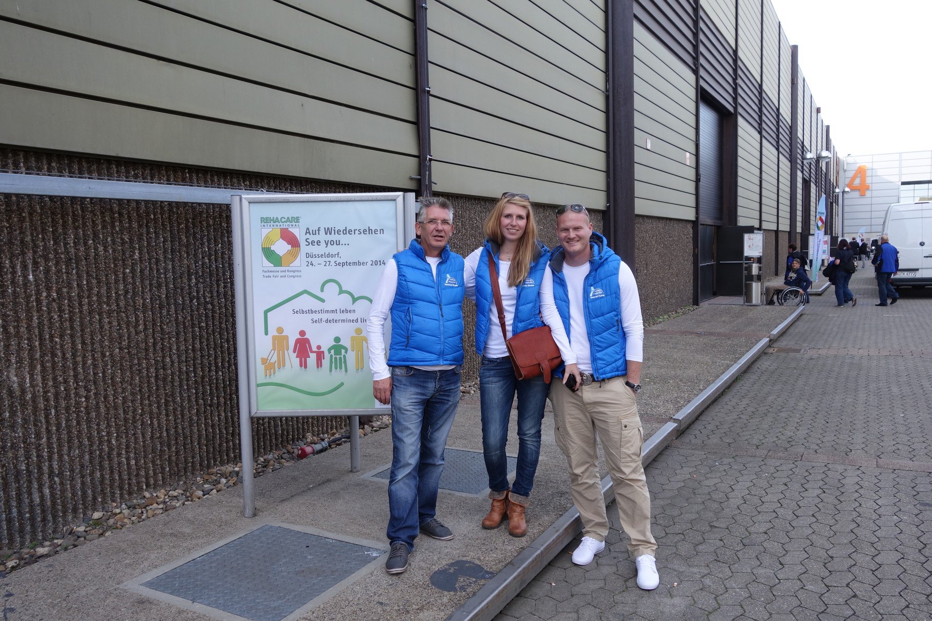 Team Viveco auf der Rehacare Messe in Düsseldorf