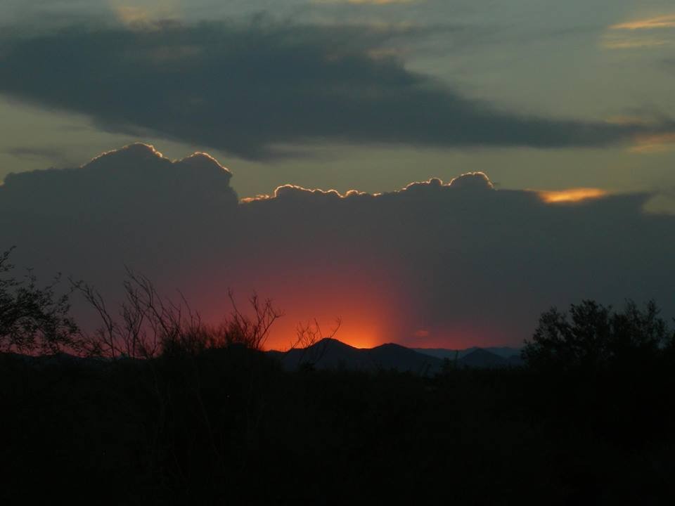 Sunset on Arizona, Cave Creek - photo Leisa-Marie Grgula