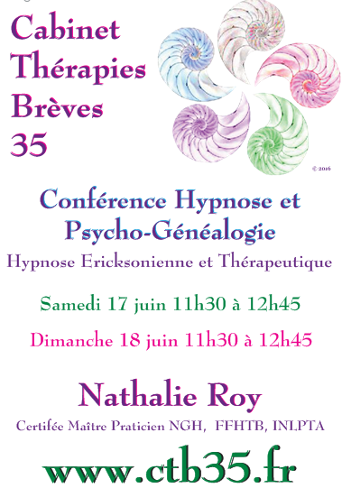 17 et 18 Juin 2017_journées Bien Être du Pont du Secret_Conférence Hypnose ctb35.fr Nathalie Roy
