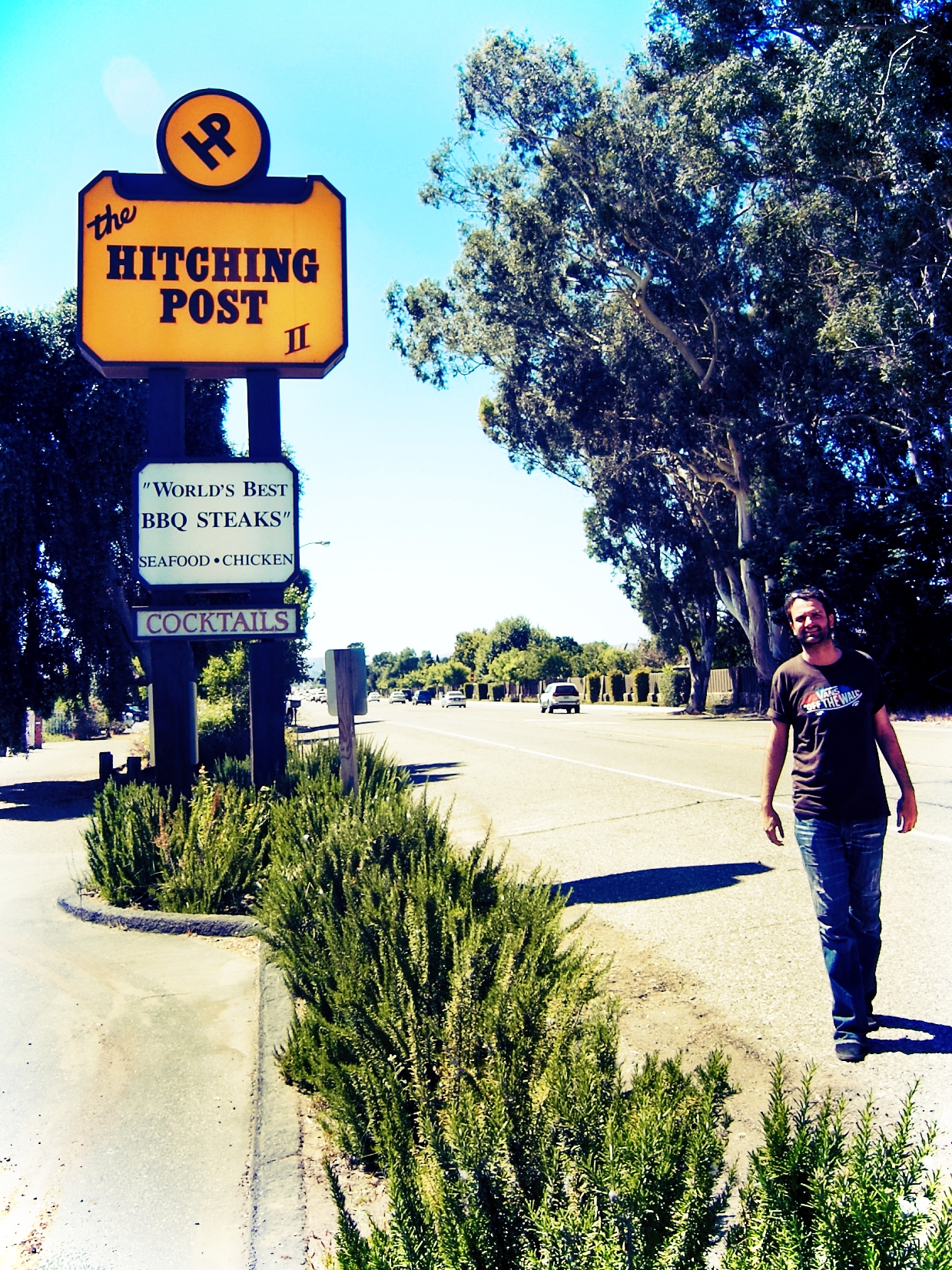 Das "Hitching Post II" in Buellton. Hier treffen Miles und Jack erstmals auf Maya, die hier als Kellnerin arbeitet.