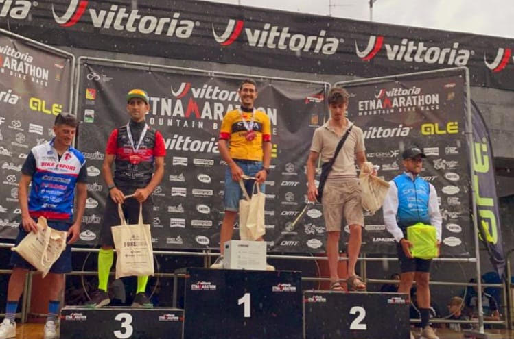 Gianluca Di Emidio splende all'Etna Marathon