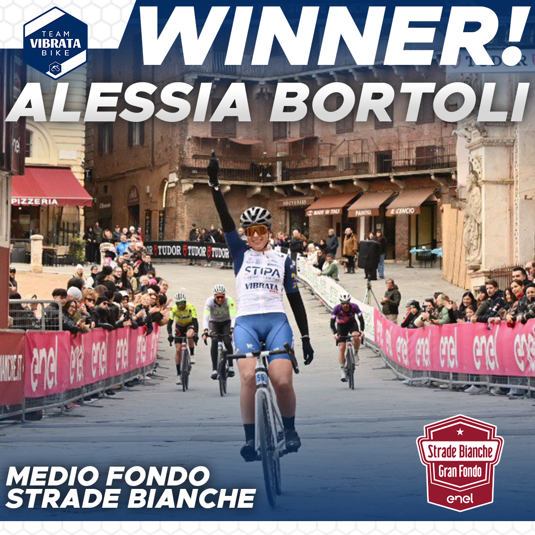 Alessia Bortoli vince la Mediofondo "Strade Bianche"