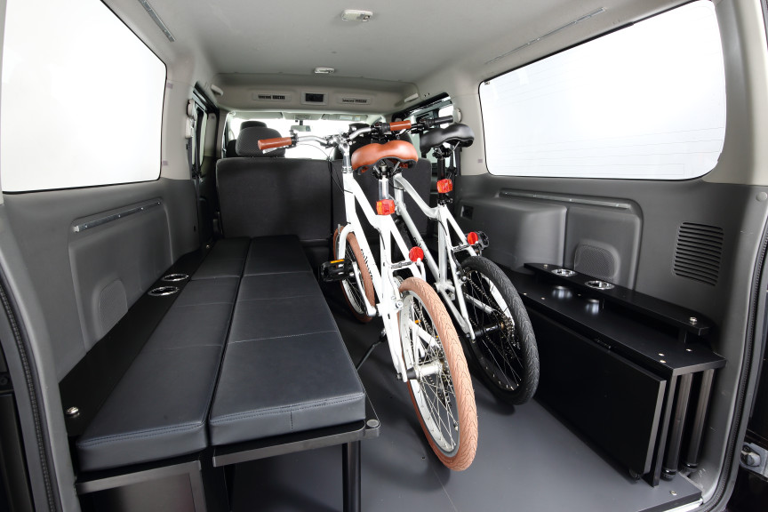 ハイエース 自転車 固定
