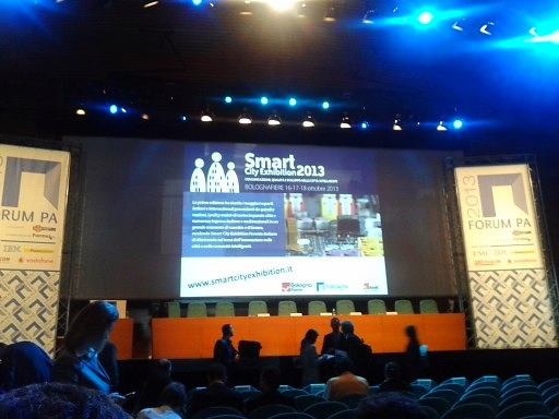 Immagine dell'evento proiettata sullo schermo