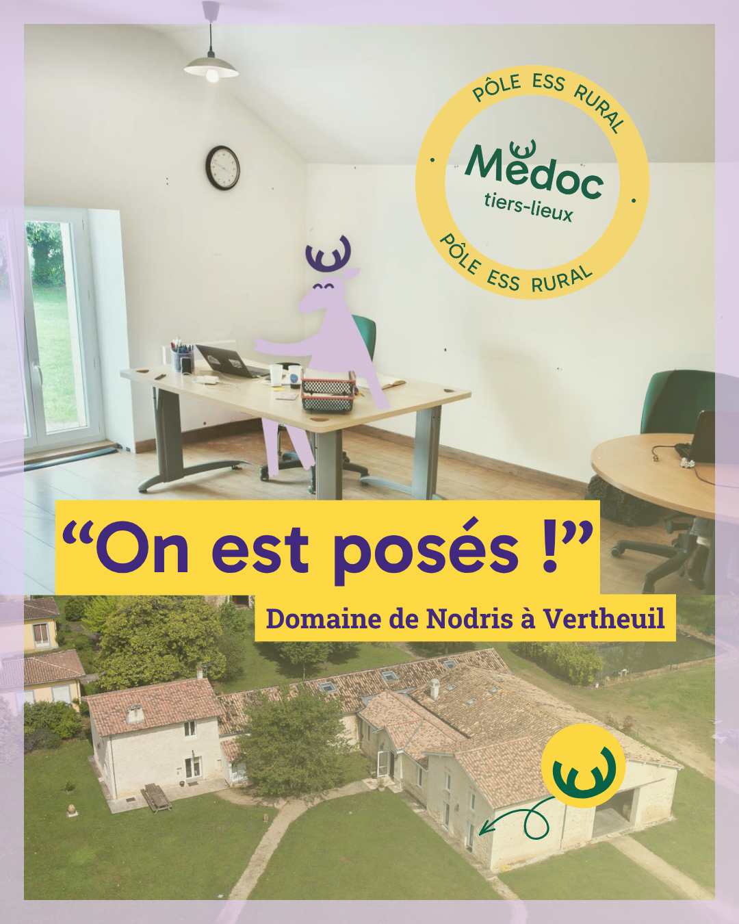 Ça y est… Médoc Tiers-Lieux est (enfin) installé !